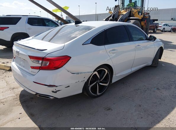 1HGCV1F38NA009540 2022 HONDA ACCORD White Հետևի աջ