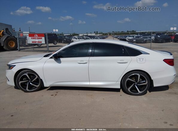 1HGCV1F38NA009540 2022 HONDA ACCORD White Սալոնի 360 աստիճան տեսք