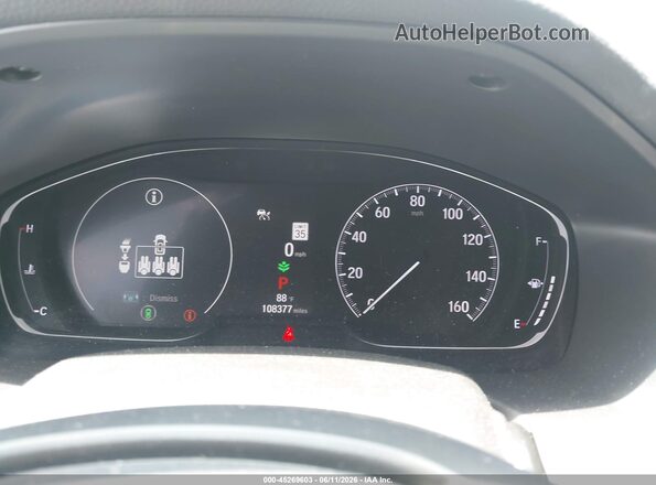 1HGCV1F38NA032011 2022 HONDA ACCORD White Հետևի նստատեղերի տեսք