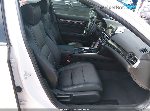 1HGCV1F38NA037855 2022 HONDA ACCORD White Widok wnętrza z przodu