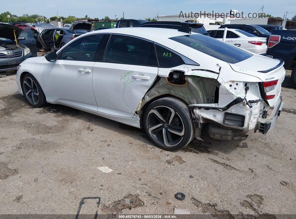 1HGCV1F38NA037855 2022 HONDA ACCORD White Tył lewy