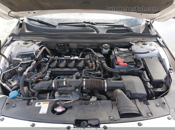 1HGCV1F38NA037855 2022 HONDA ACCORD White Widok z tyłu