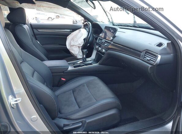 1HGCV1F38NA053523 2022 HONDA ACCORD Silver წინა სალონის ხედი
