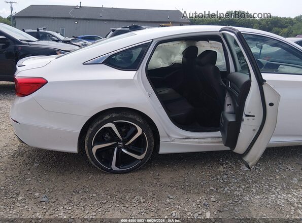 1HGCV1F38NA062660 2022 HONDA ACCORD White VIN կոդի պիտակի տեսք