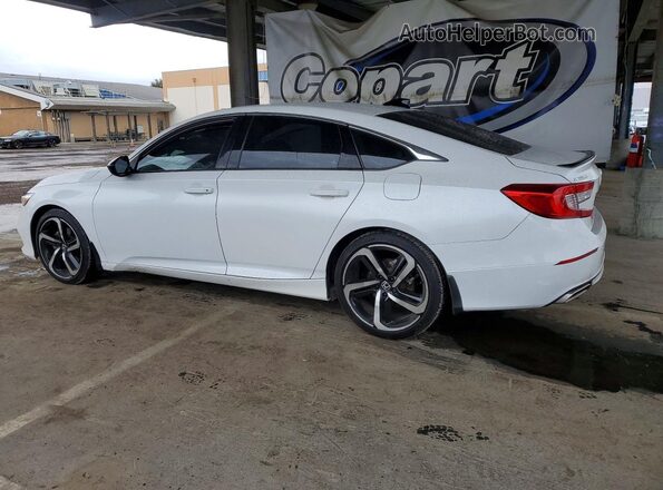 1HGCV1F38NA079376 2022 HONDA ACCORD Белый Задняя левая четверть