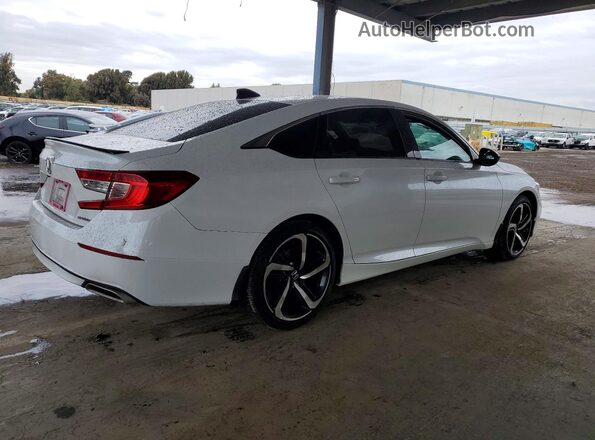 1HGCV1F38NA079376 2022 HONDA ACCORD Белый Задняя правая четверть