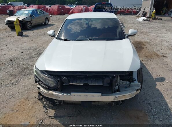 1HGCV1F39JA005992 2018 HONDA ACCORD White Դիմացի տեսք