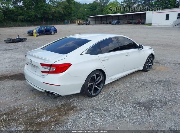 1HGCV1F39JA005992 2018 HONDA ACCORD White Հետևի աջ