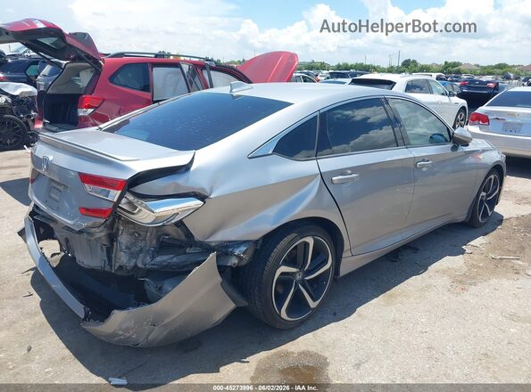 1HGCV1F39JA007063 2018 HONDA ACCORD Silver 