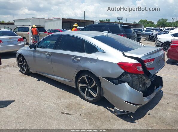 1HGCV1F39JA007063 2018 HONDA ACCORD Silver 