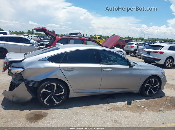 1HGCV1F39JA007063 2018 HONDA ACCORD Silver 