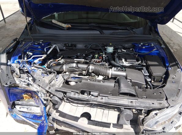 1HGCV1F39JA009184 2018 HONDA ACCORD Blue Vista trasera
