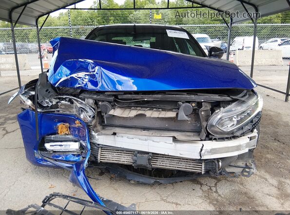 1HGCV1F39JA009184 2018 HONDA ACCORD Blue Vista frontal
