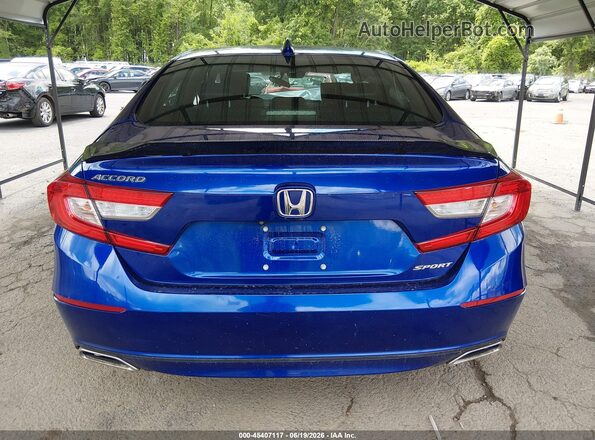 1HGCV1F39JA009184 2018 HONDA ACCORD Blue 