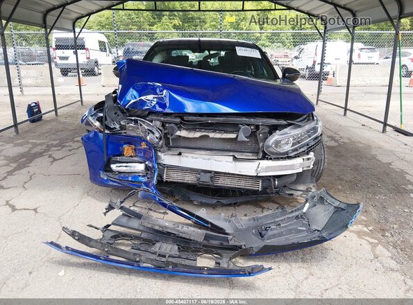 1HGCV1F39JA009184 2018 HONDA ACCORD Blue Vista del cuadro de instrumentos