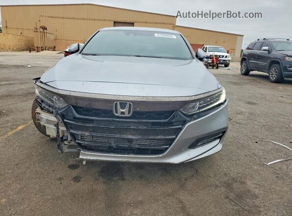 1HGCV1F39JA097329 2018 HONDA ACCORD Silver Դիմացի տեսք