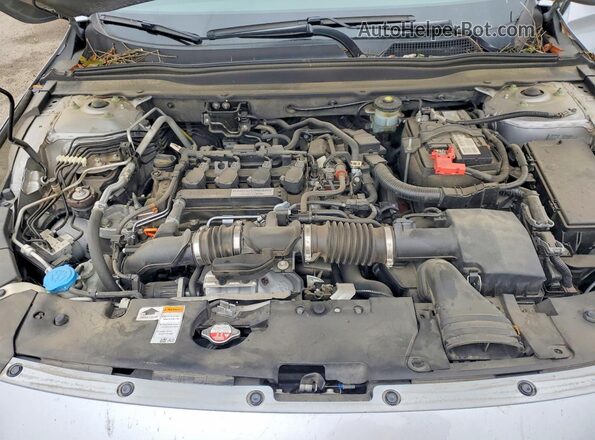 1HGCV1F39JA097329 2018 HONDA ACCORD Silver Սալոնի հետևի տեսք