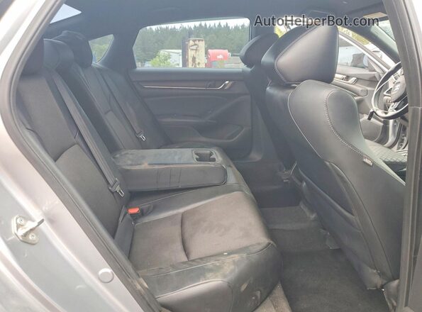 1HGCV1F39JA097329 2018 HONDA ACCORD Silver Հետևի նստատեղերի տեսք