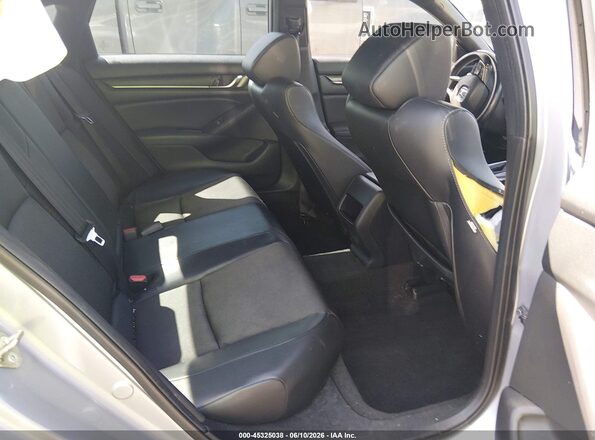 1HGCV1F39JA166598 2018 HONDA ACCORD Gray VIN կոդի պիտակի տեսք