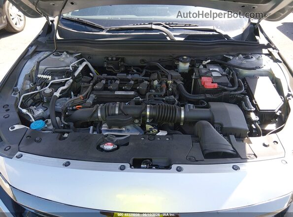 1HGCV1F39JA166598 2018 HONDA ACCORD Gray Հետևի տեսք