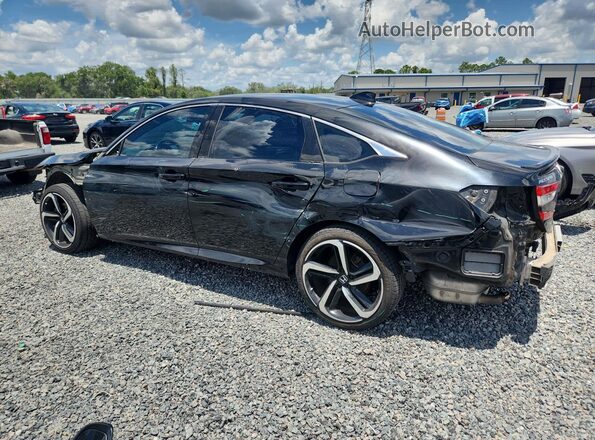 1HGCV1F39JA173227 2018 HONDA ACCORD Черный 