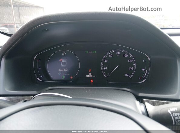 1HGCV1F39KA025497 2019 HONDA ACCORD Red Вид задніх сидінь