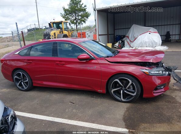 1HGCV1F39KA025497 2019 HONDA ACCORD Red Панорамний вид салону 360°