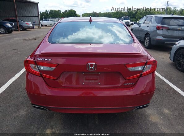 1HGCV1F39KA025497 2019 HONDA ACCORD Red 