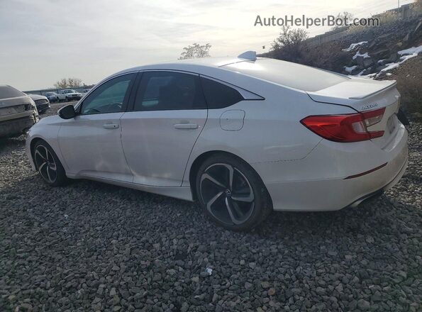 1HGCV1F39KA046897 2019 HONDA ACCORD White Tył lewy