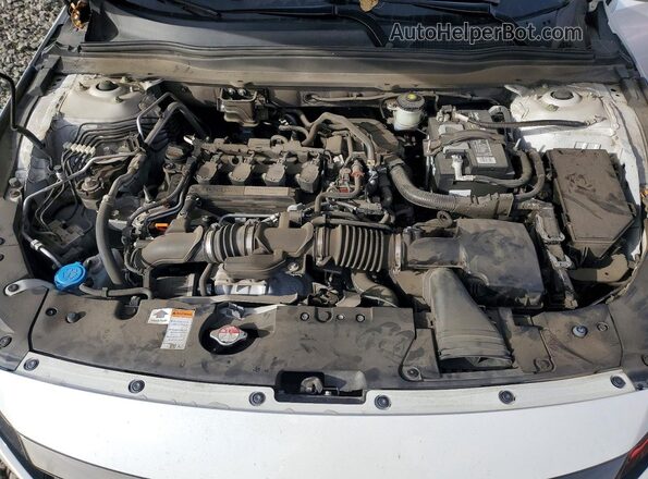 1HGCV1F39KA046897 2019 HONDA ACCORD White Widok wnętrza z tyłu