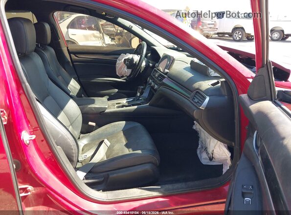 1HGCV1F39KA049170 2019 HONDA ACCORD Red Front interior view