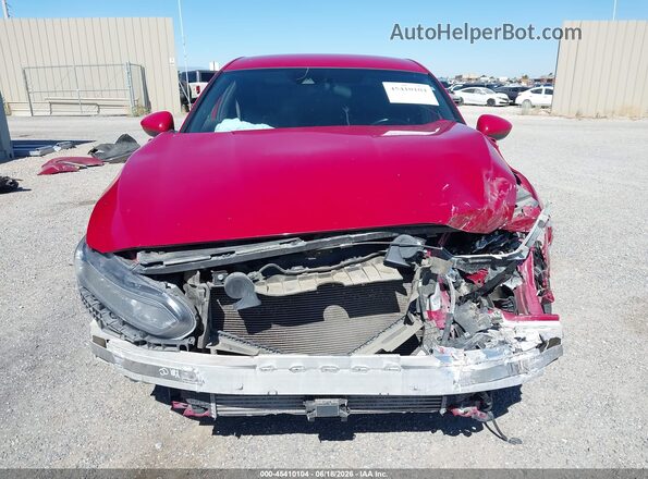 1HGCV1F39KA049170 2019 HONDA ACCORD Red Rear interior view