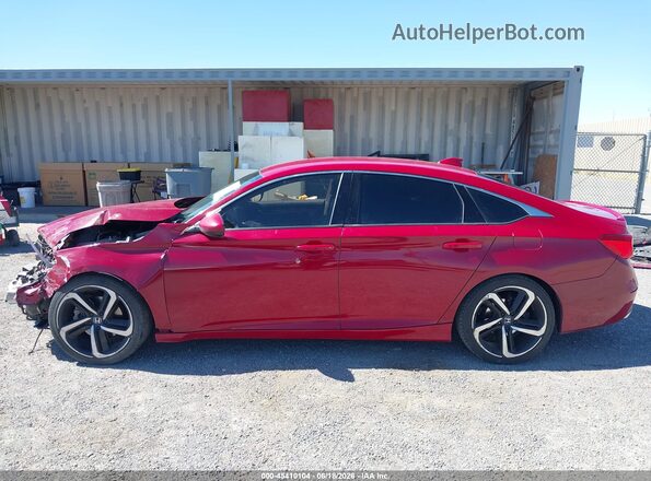 1HGCV1F39KA049170 2019 HONDA ACCORD Red 