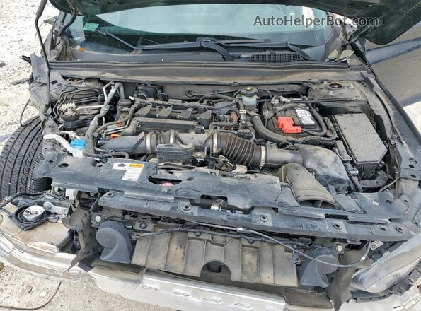 1HGCV1F39KA074621 2019 HONDA ACCORD Черный Вид задней части салона