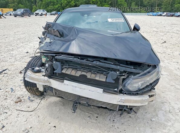 1HGCV1F39KA074621 2019 HONDA ACCORD Черный Вид спереди