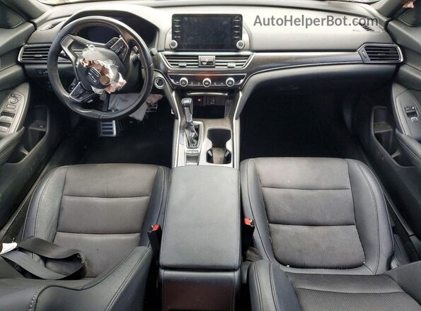 1HGCV1F39KA074621 2019 HONDA ACCORD Черный Вид панели приборов
