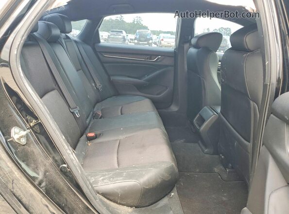 1HGCV1F39KA074621 2019 HONDA ACCORD Черный Вид задних сидений
