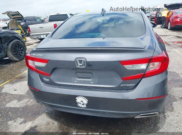 1HGCV1F39KA119038 2019 HONDA ACCORD Gray 