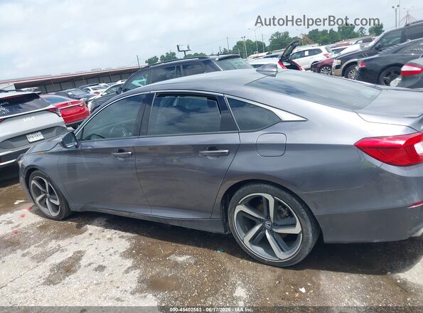 1HGCV1F39KA119038 2019 HONDA ACCORD Gray Սալոնի 360 աստիճան տեսք