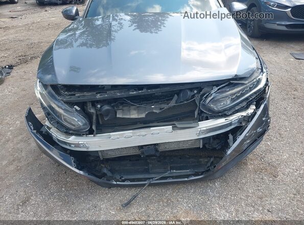 1HGCV1F39KA130024 2019 HONDA ACCORD Серый Вид спереди