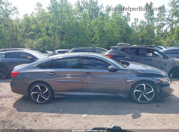 1HGCV1F39KA130024 2019 HONDA ACCORD Серый Панорамный вид салона 360°