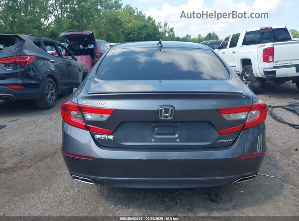 1HGCV1F39KA130024 2019 HONDA ACCORD Серый 