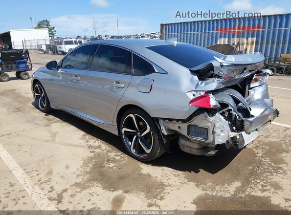 1HGCV1F39KA146921 2019 HONDA ACCORD Серебряный Задняя левая четверть