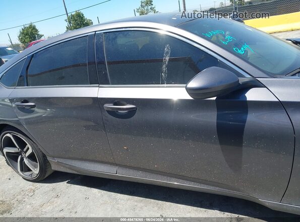 1HGCV1F39KA148006 2019 HONDA ACCORD Серый Вид щитка приборов
