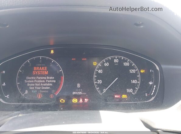 1HGCV1F39KA148006 2019 HONDA ACCORD Серый Панорамный вид салона 360°