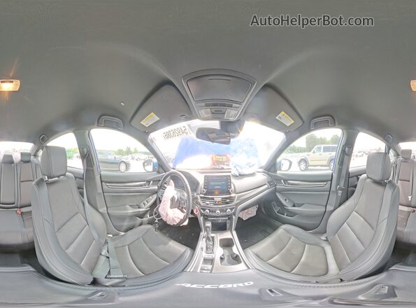 1HGCV1F39KA160401 2019 HONDA ACCORD Синий Вид наклейки с VIN-кодом