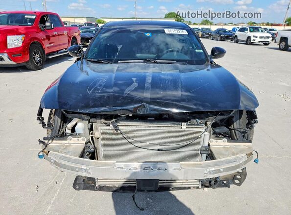 1HGCV1F39KA170989 2019 HONDA ACCORD Black Widok z przodu