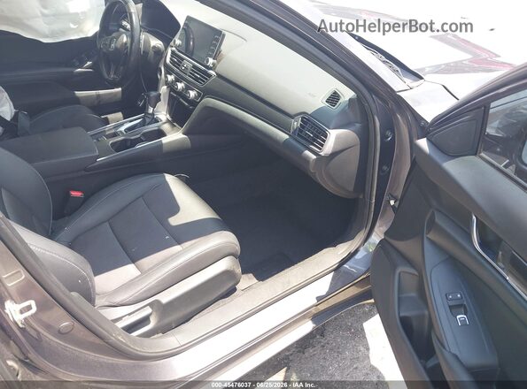 1HGCV1F39KA174525 2019 HONDA ACCORD Gray Front interior view