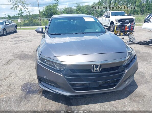 1HGCV1F39KA174525 2019 HONDA ACCORD Gray Instrument cluster view