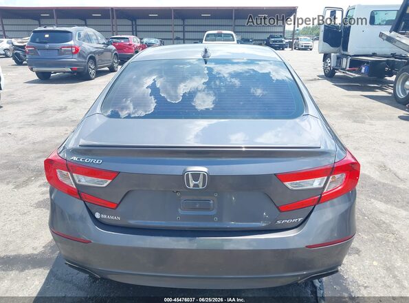1HGCV1F39KA174525 2019 HONDA ACCORD Gray 